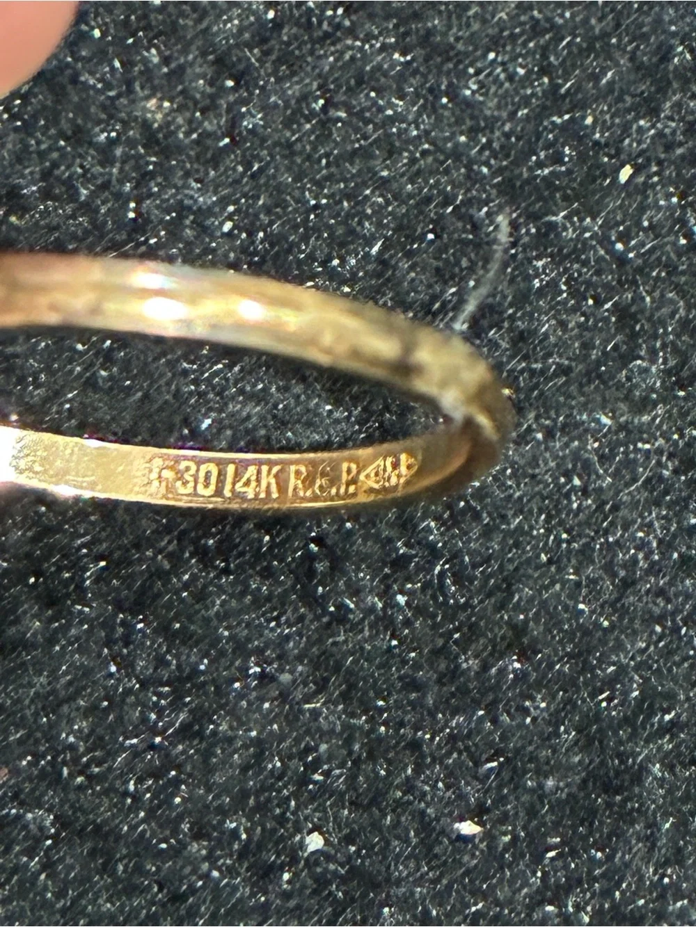 Antique Clark & Coombs 14k RGP Daughters of Rebekah Ring